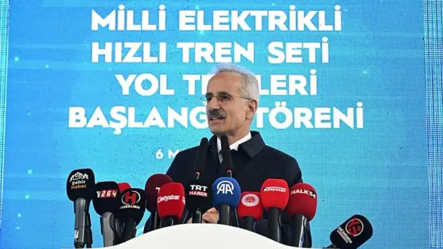 Bakan Uraloğlu duyurdu: Milli hızlı trende seri üretim başladı