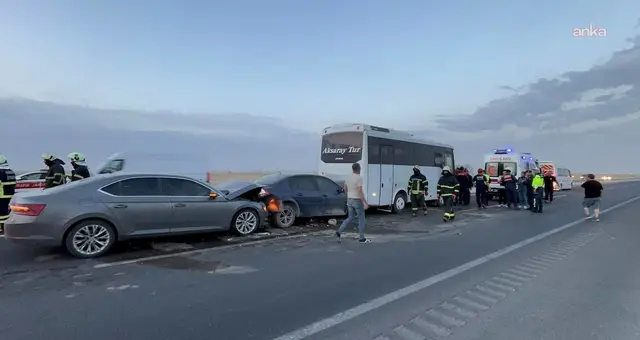 Toz fırtınası sonrası zincirleme kaza: Çok sayıda yaralı var
