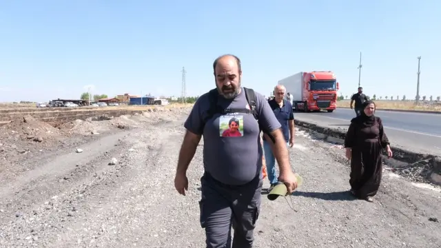 Narin Güran’ın babası Amed’den Ankara’ya yürüyüş başlattı