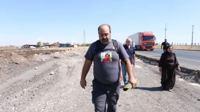 Narin Güran’ın babası &#039;Adalet Yürüyüşü&#039; başlattı