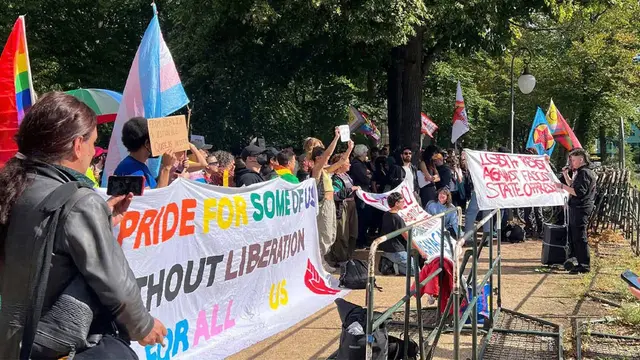 LGBTİ+’lara yönelik baskı protesto edildi