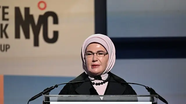 Emine Erdoğan New York İklim Haftası’nda konuştu: Doğayla ilişkimizi adalet üzerine kurmalıyız